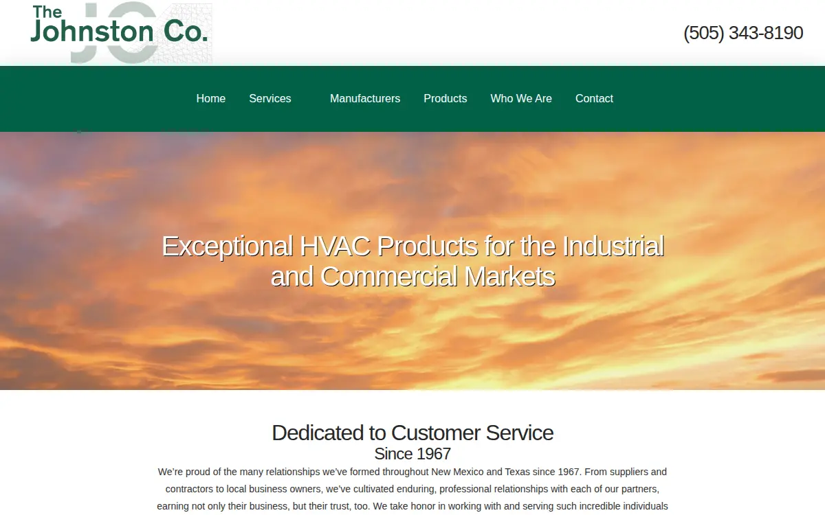 Homepage of Johnston CO