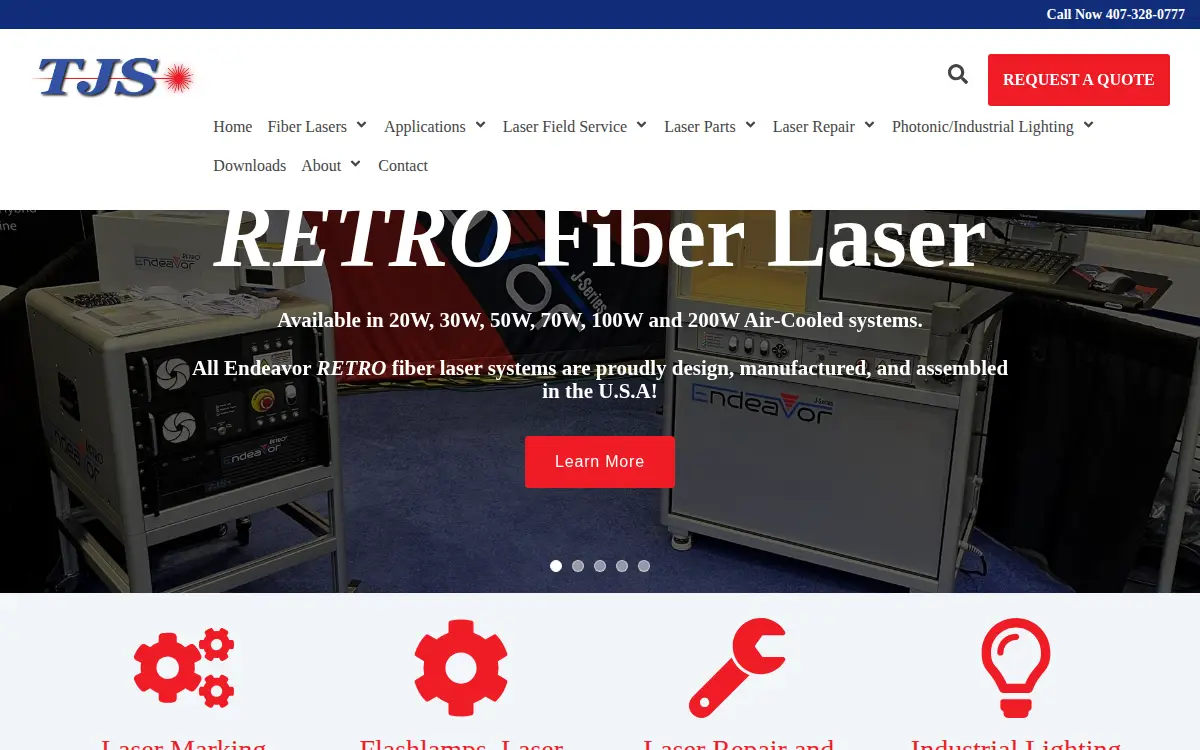 Homepage of T J Sales Associates INC