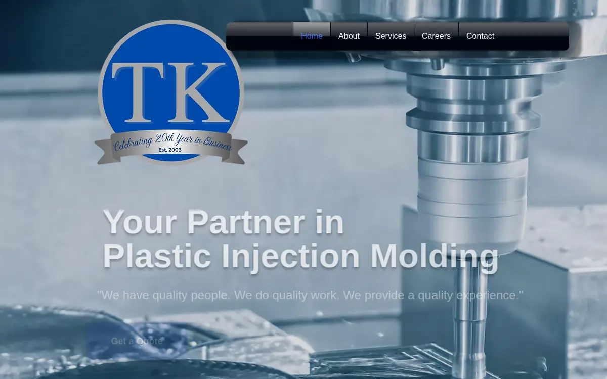 Homepage of Tk Mold & Engineering, INC.