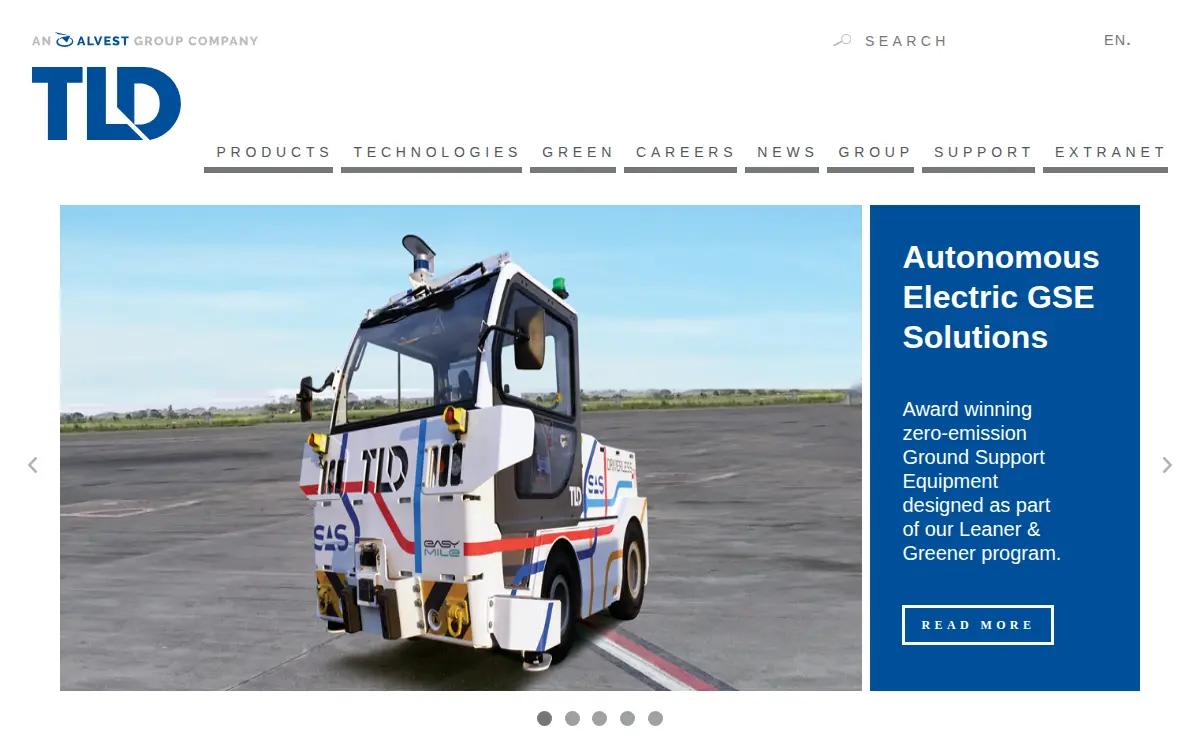 Homepage of Tld America Corporation