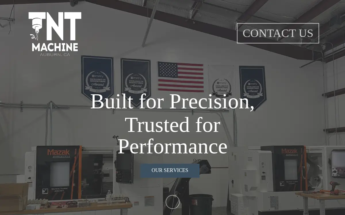 Homepage of Tnt Machine INC