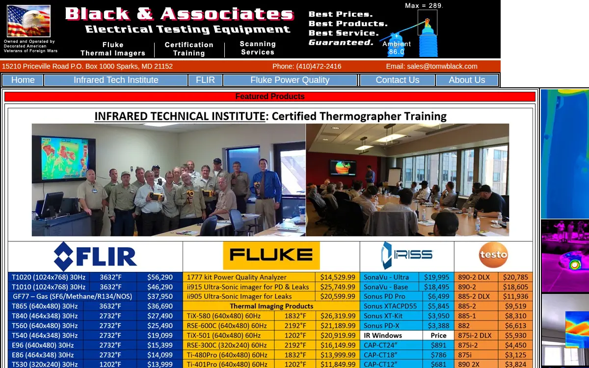 Homepage of Thomas W Black