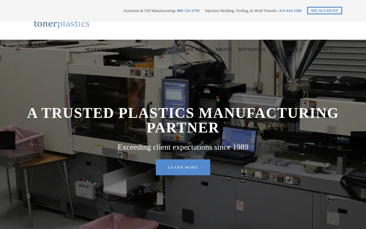 Homepage of Modern Mold and Tool, INC.