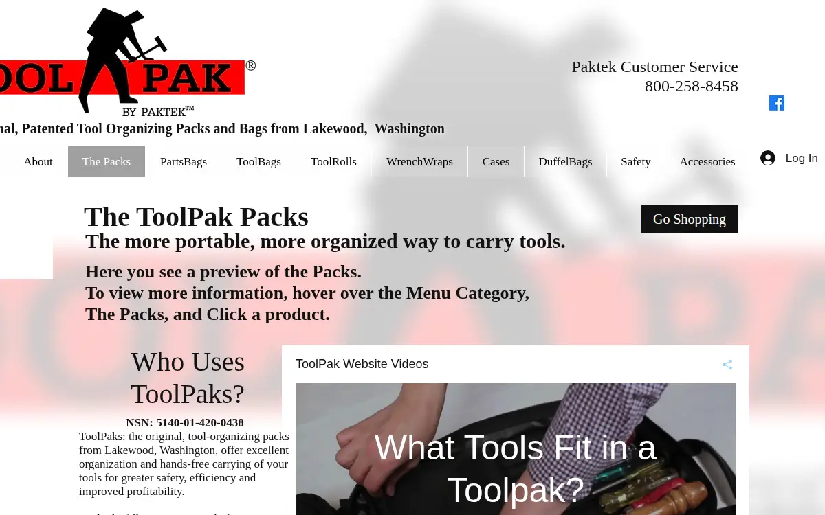 Homepage of Paktek INC