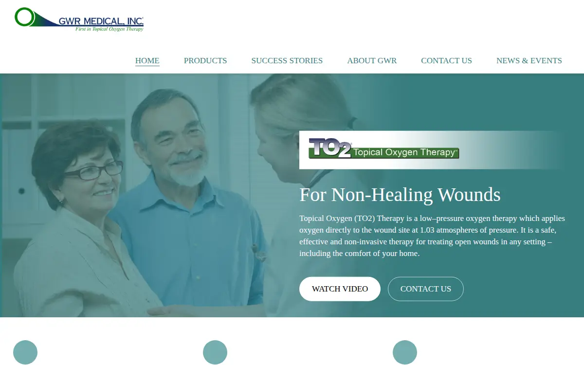 Homepage of Gwr Medical INC