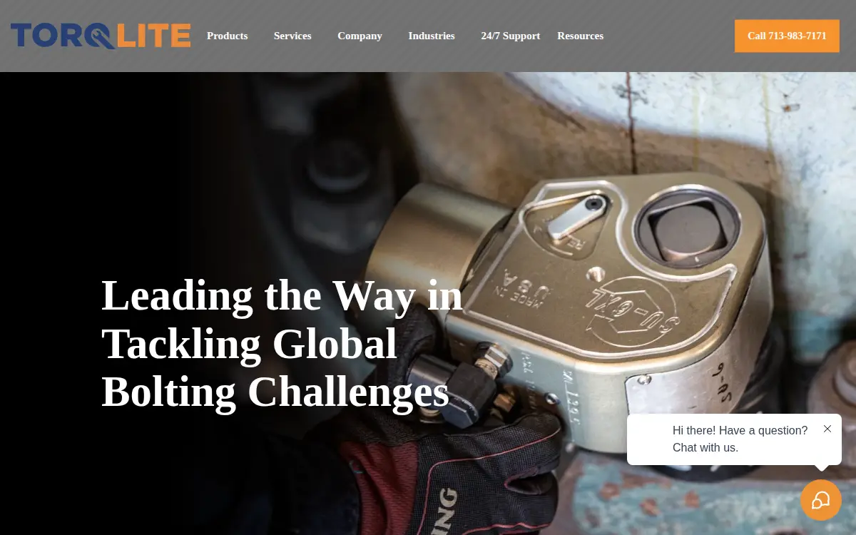 Homepage of Torq/lite, LLC
