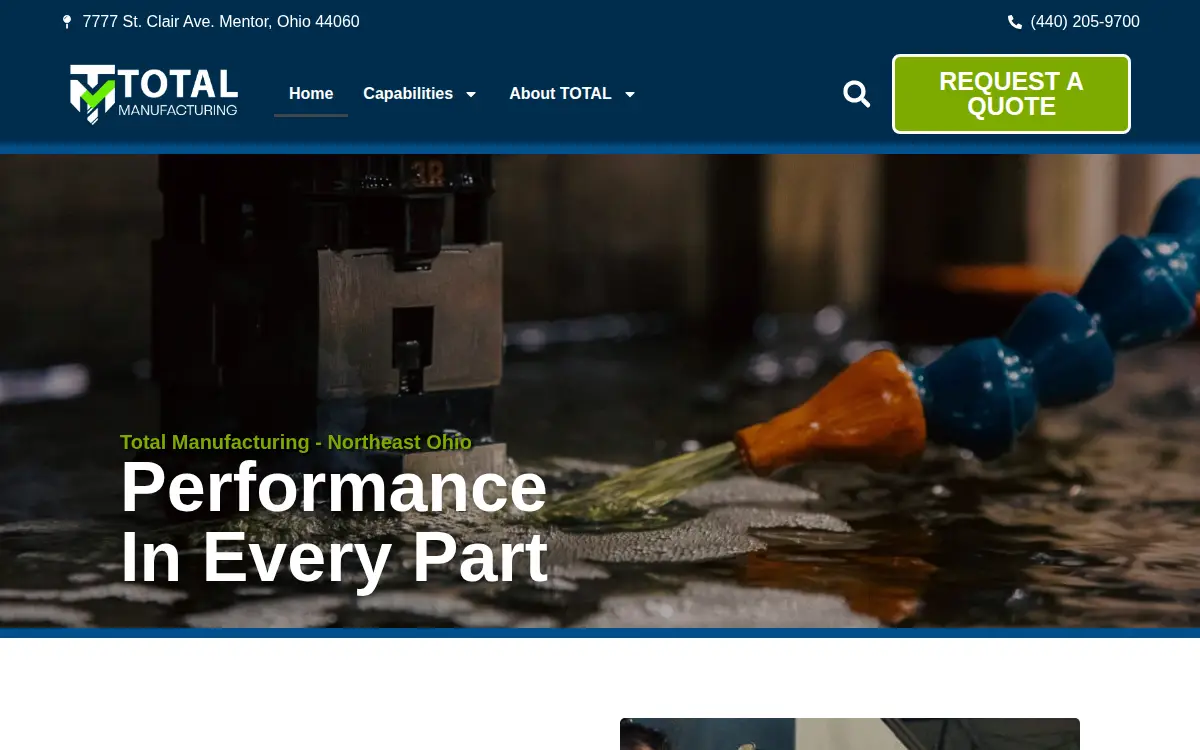 Homepage of Ttmfg, LLC