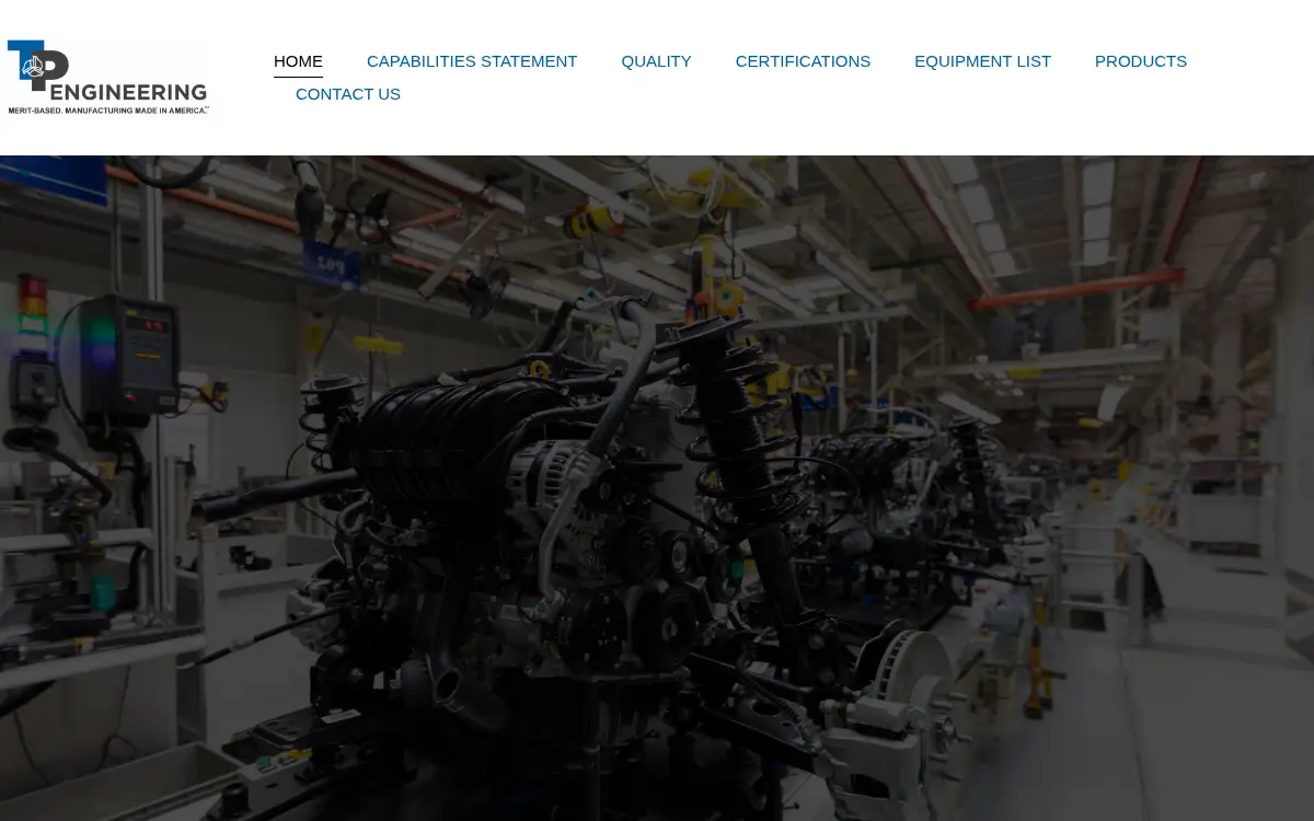 Homepage of T.p. Engineering INC