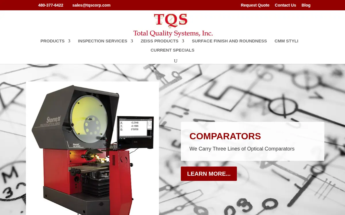 Homepage of Total Quality Systems INC