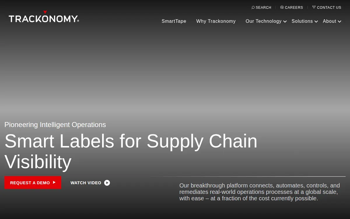 Homepage of Trackonomy Systems INC
