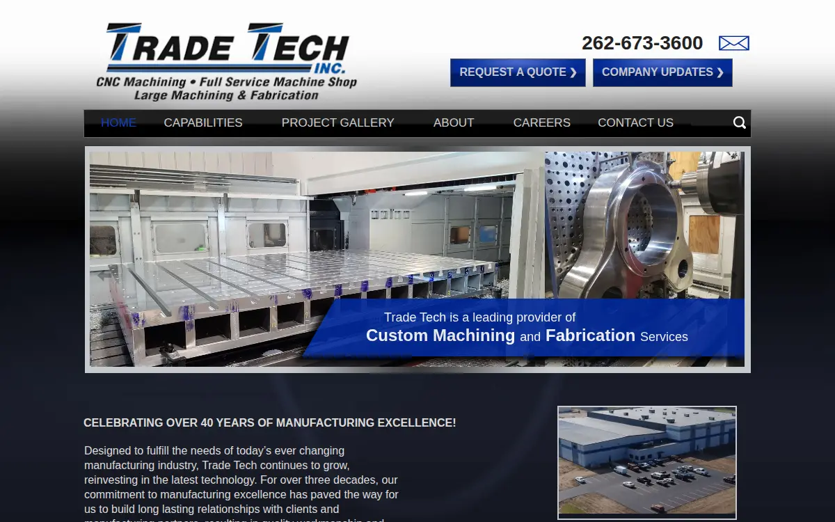 Homepage of Trade Tech INC