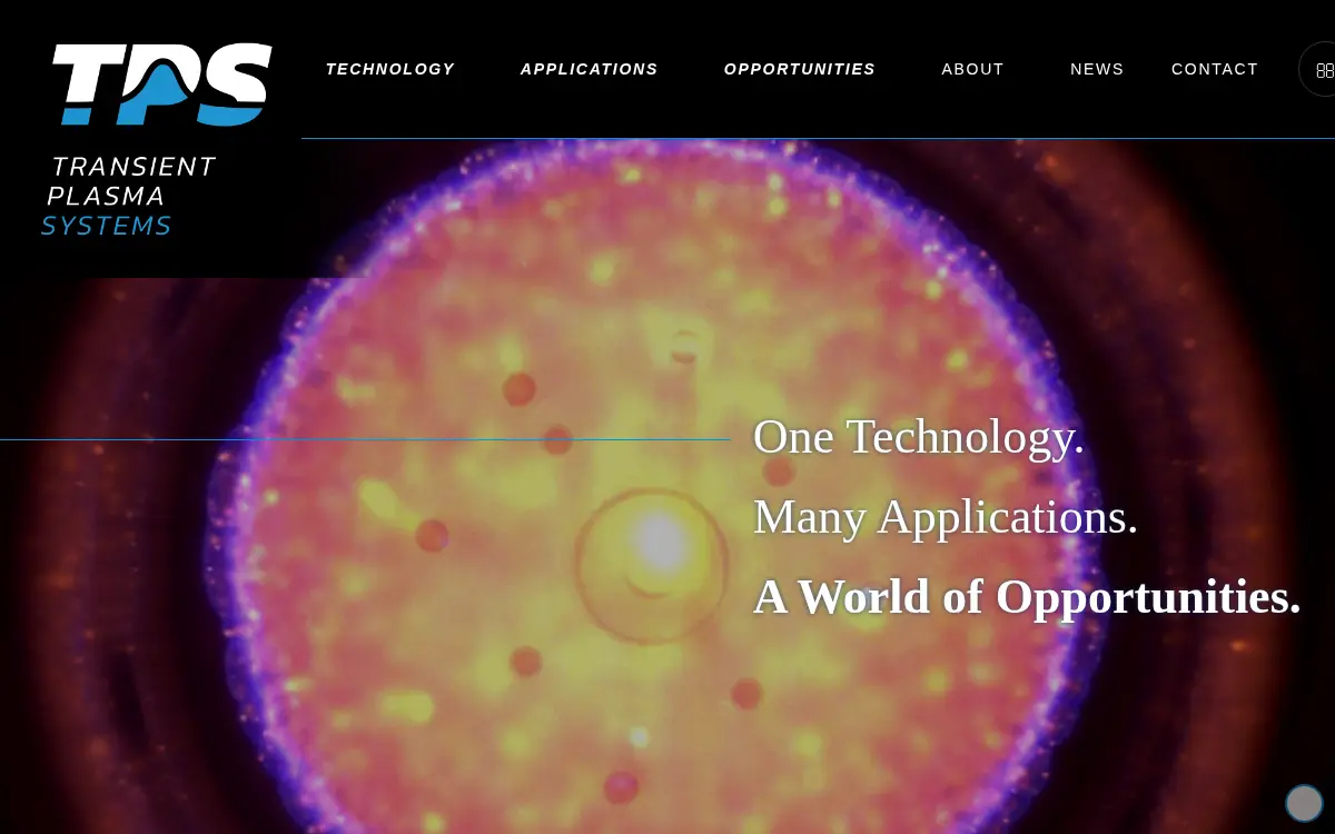 Homepage of Transient Plasma Systems, INC