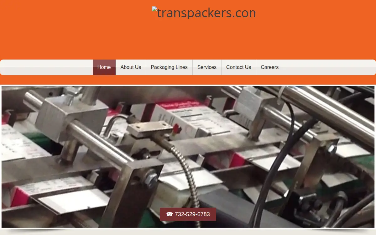 Homepage of Trans-packers Services CORP.