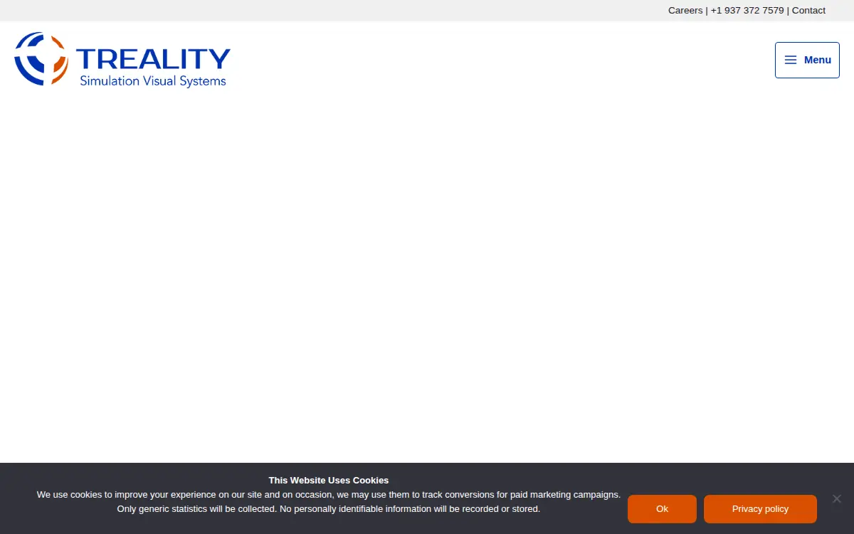 Homepage of Treality Svs LLC