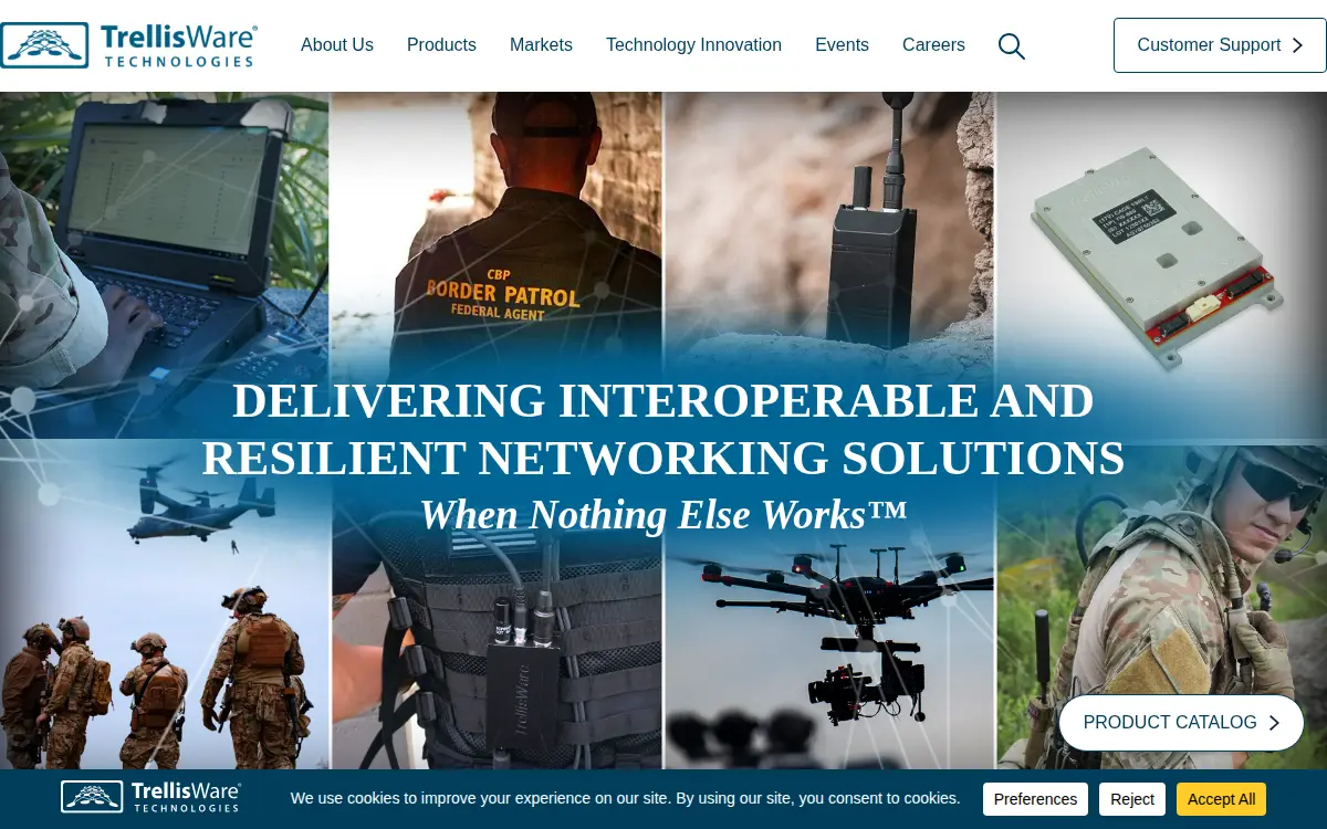 Homepage of Trellisware Technologies INC