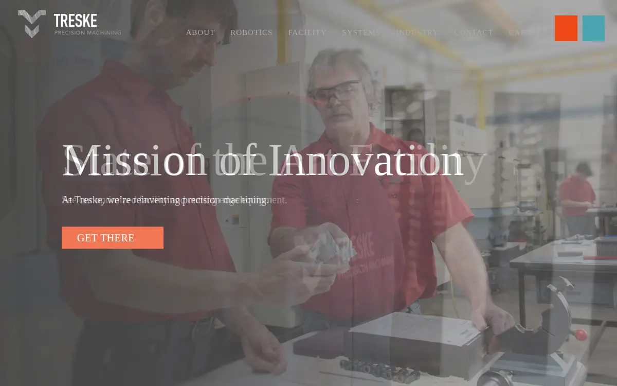 Homepage of Treske Precision Machining, INC.