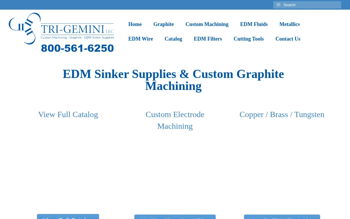 Homepage of Tri-gemini, LLC