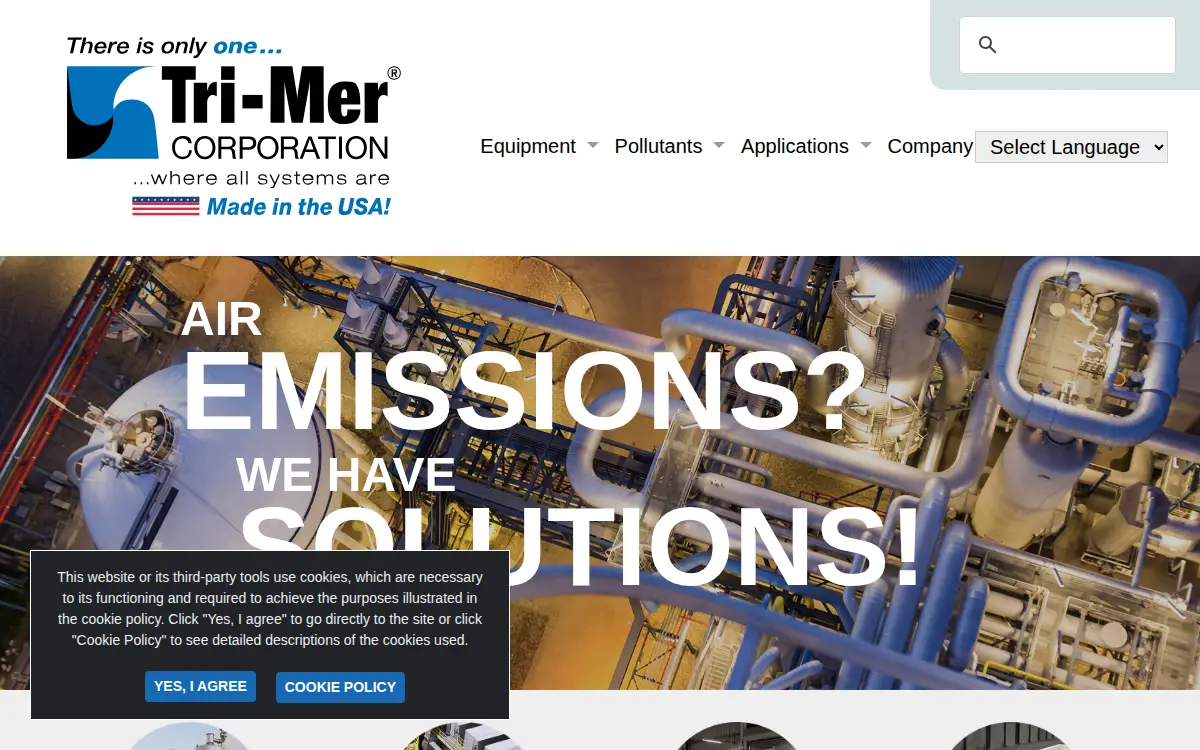 Homepage of Tri-mer CORP
