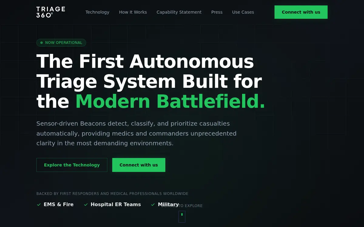 Homepage of Omedus LLC