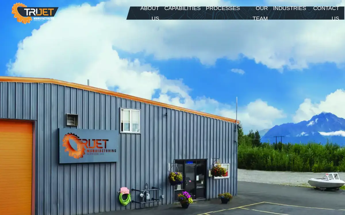 Homepage of Tri-jet Precision Cutting Services LLC