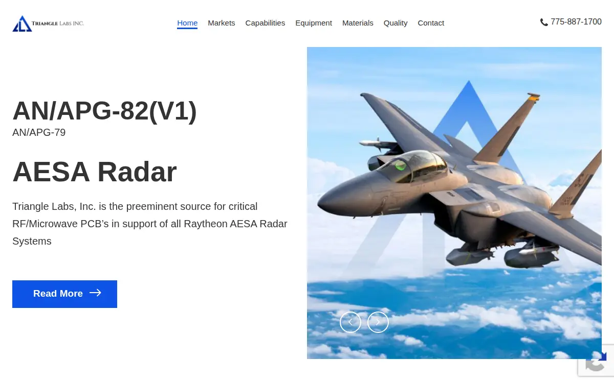 Homepage of Triangle Labs INC