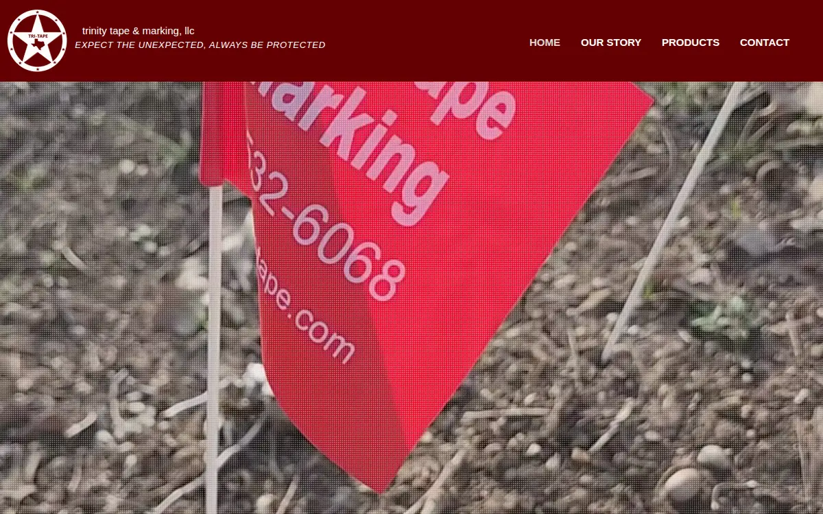 Homepage of Trinity Tape & Marking LLC