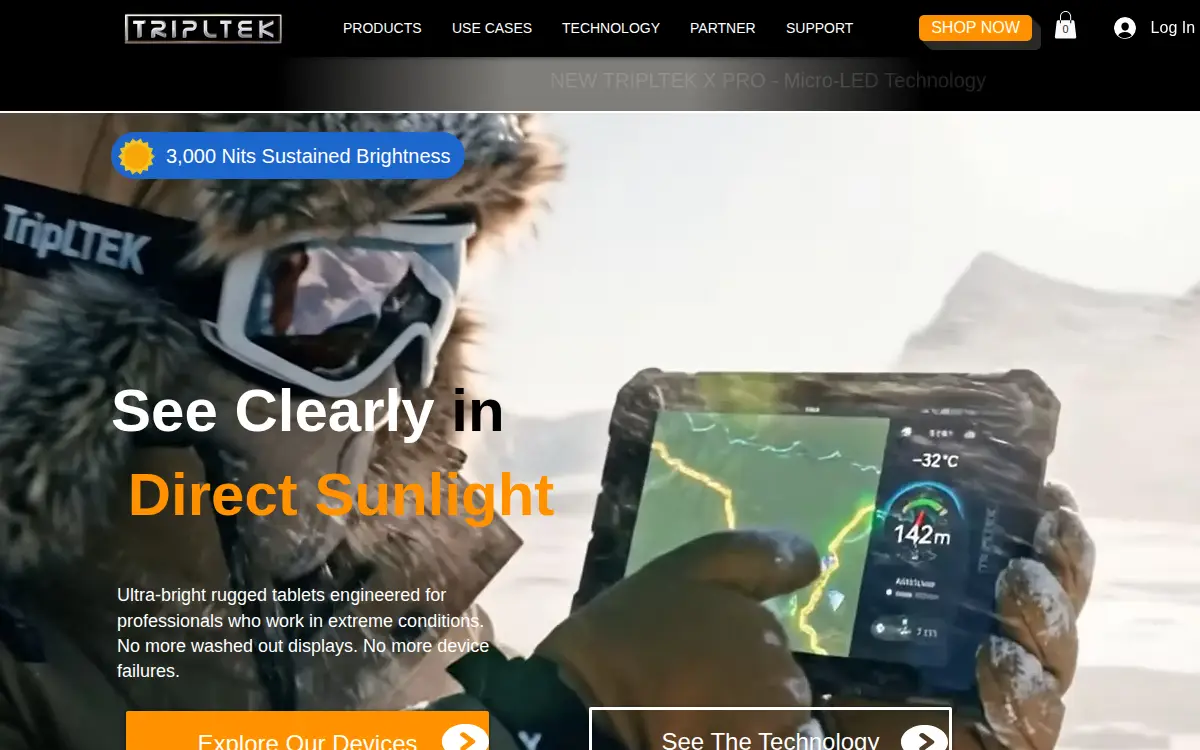 Homepage of Tripltek LLC