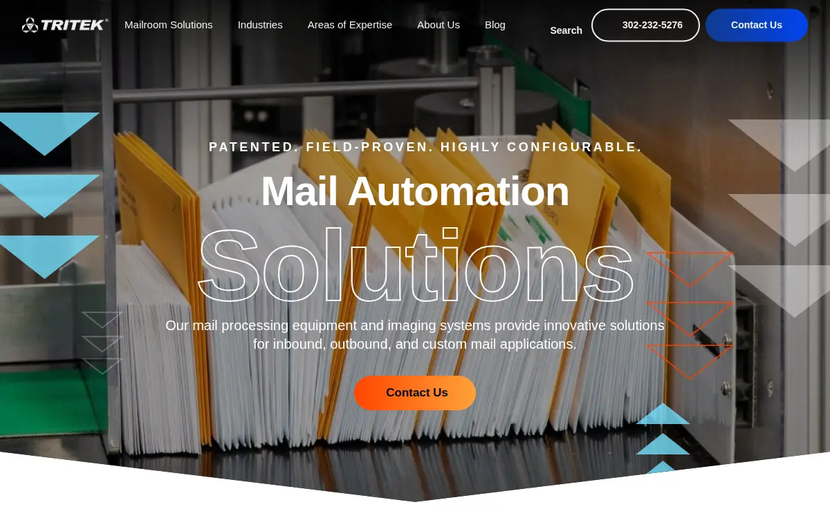 Homepage of Tritek Technologies INC