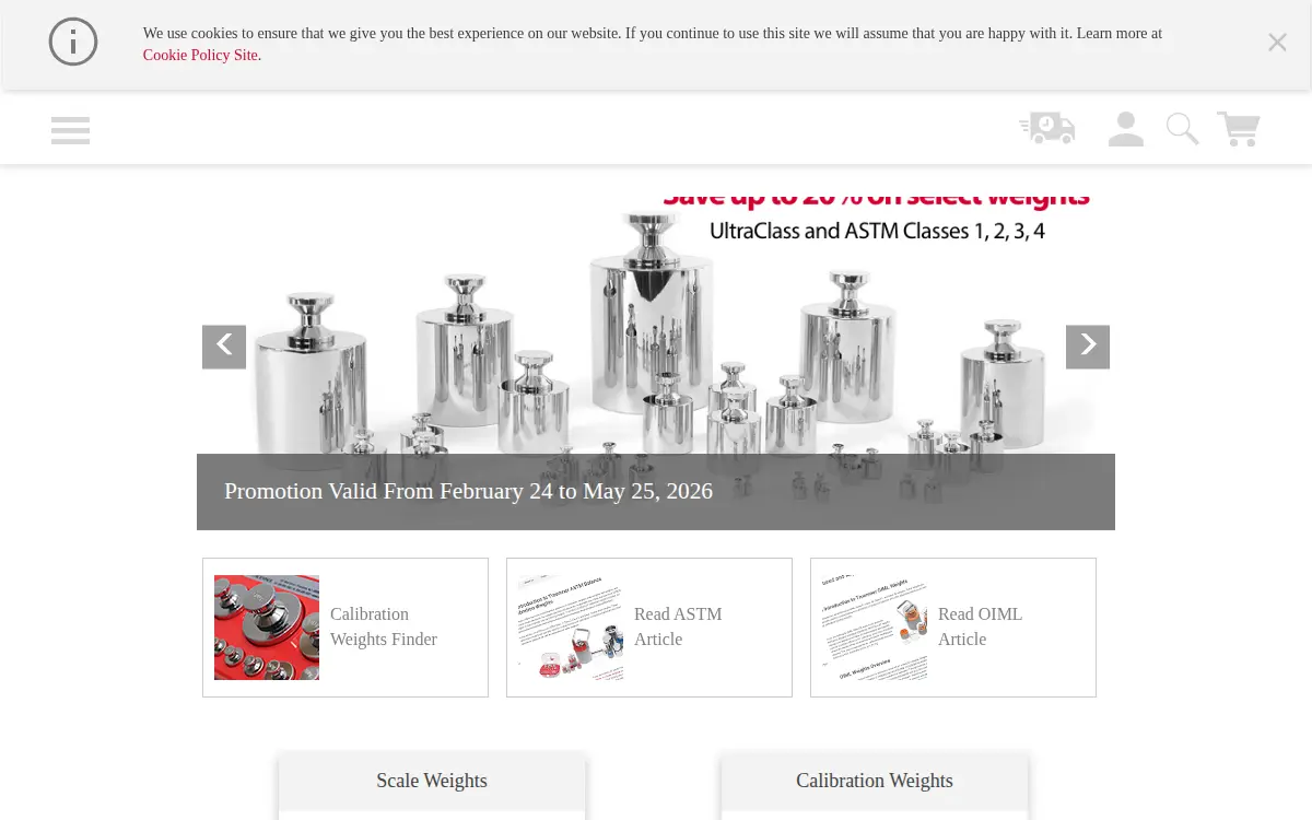 Homepage of Troemner LLC