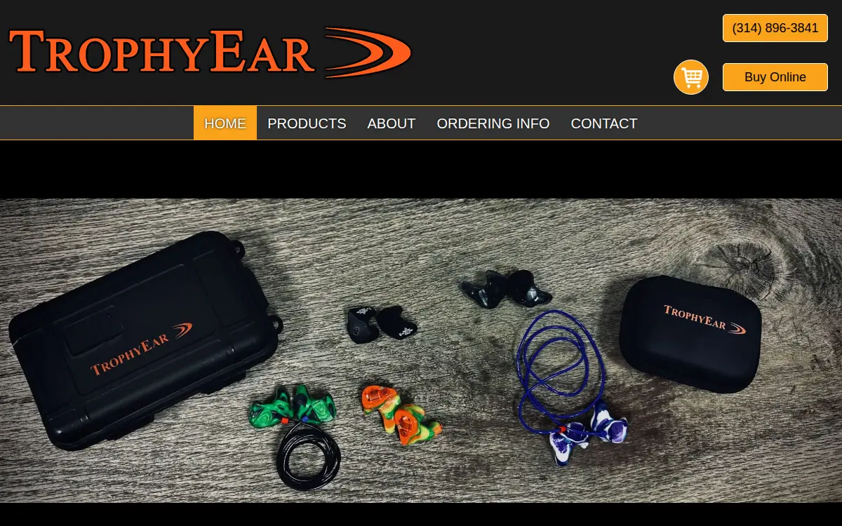Homepage of Nitro Ear Partners, LLC