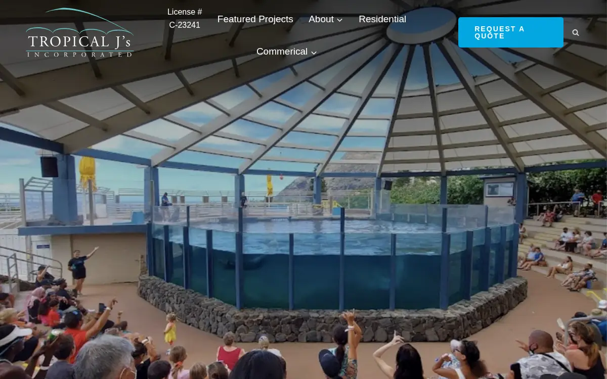 Homepage of Tropical J's INC