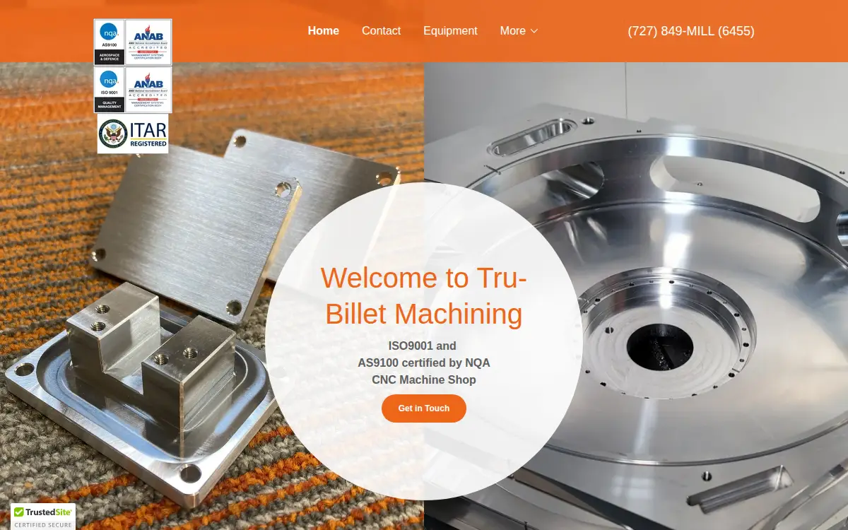 Homepage of Tru-billet Machining & Fab INC