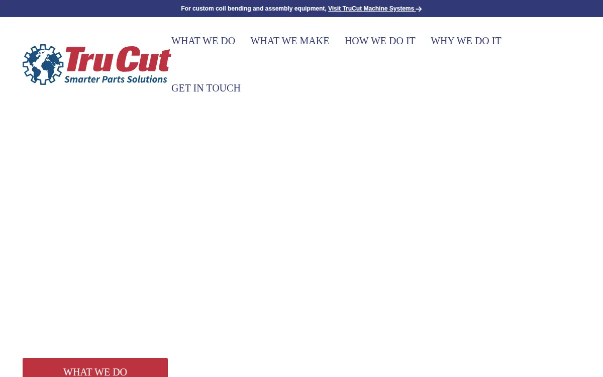 Homepage of Trucut INC