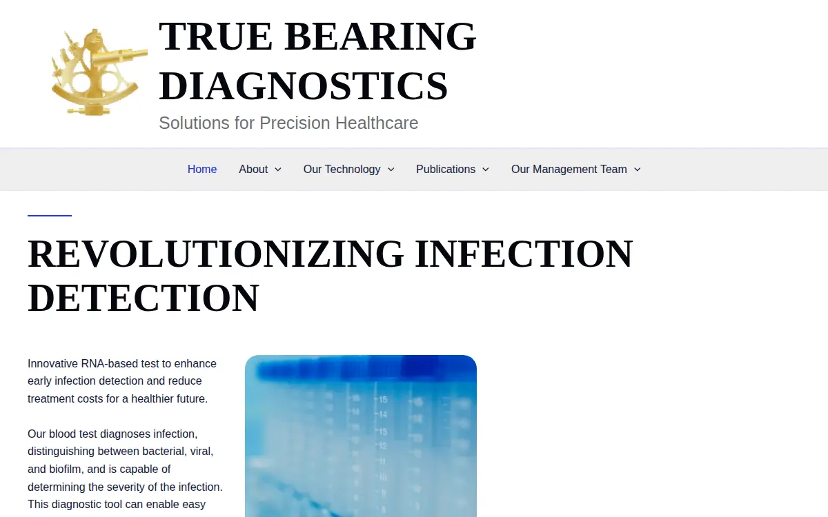 Homepage of True Bearing Diagnostics INC
