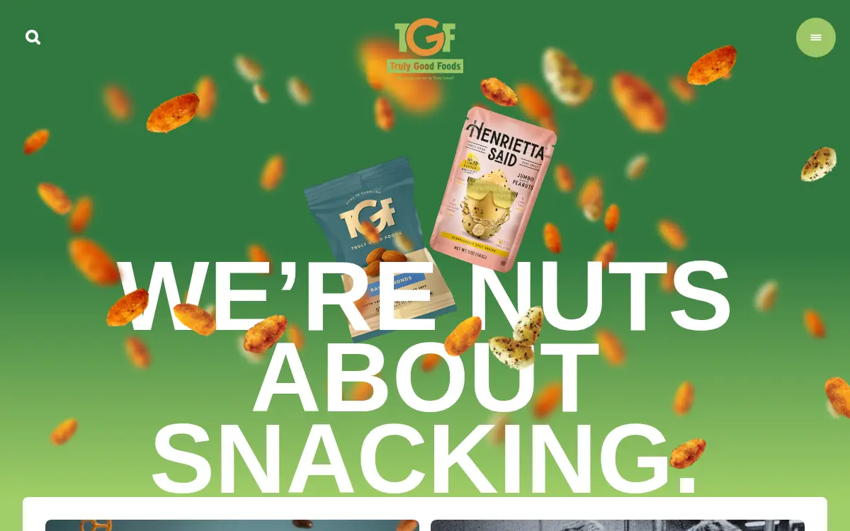 Homepage of Tropical Nut & Fruit CO
