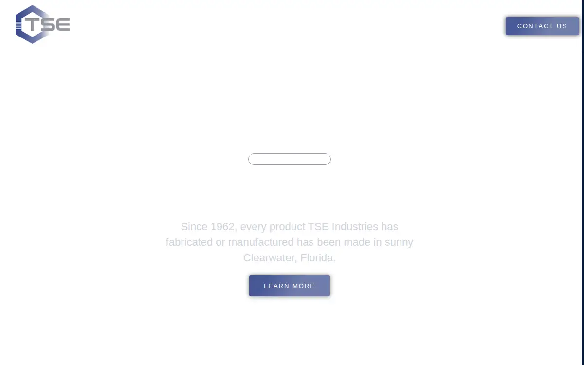Homepage of T S E Industries INC.