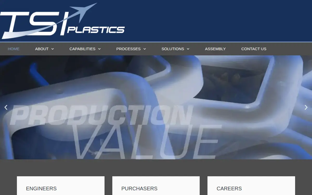 Homepage of Tsi Plastics, INC.