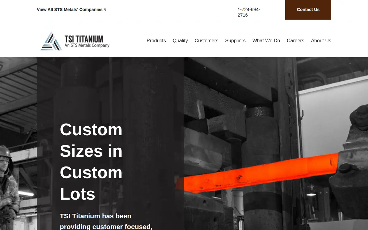 Homepage of Techspec, INC.