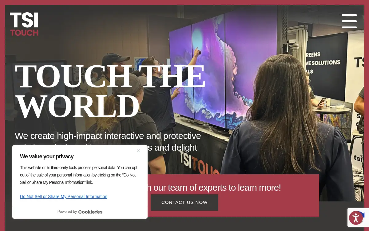 Homepage of Tsitouch, INC