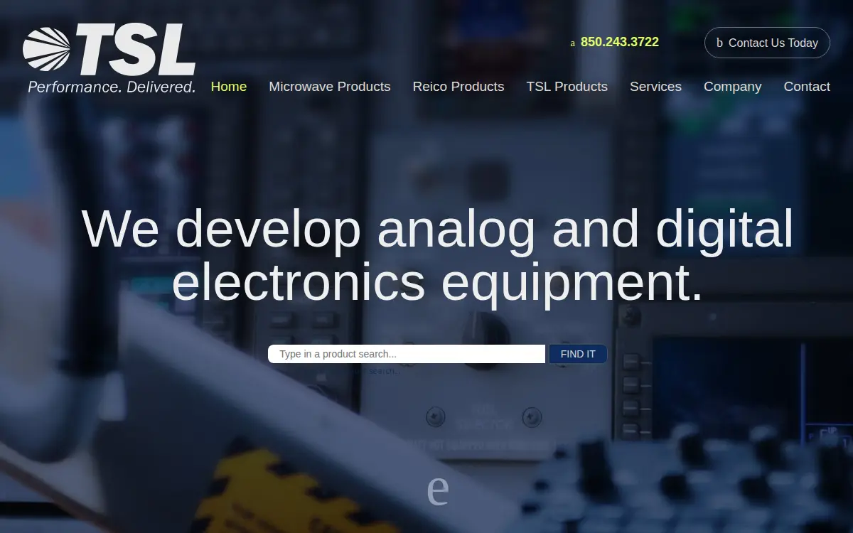 Homepage of Technical Services Laboratory, INC.