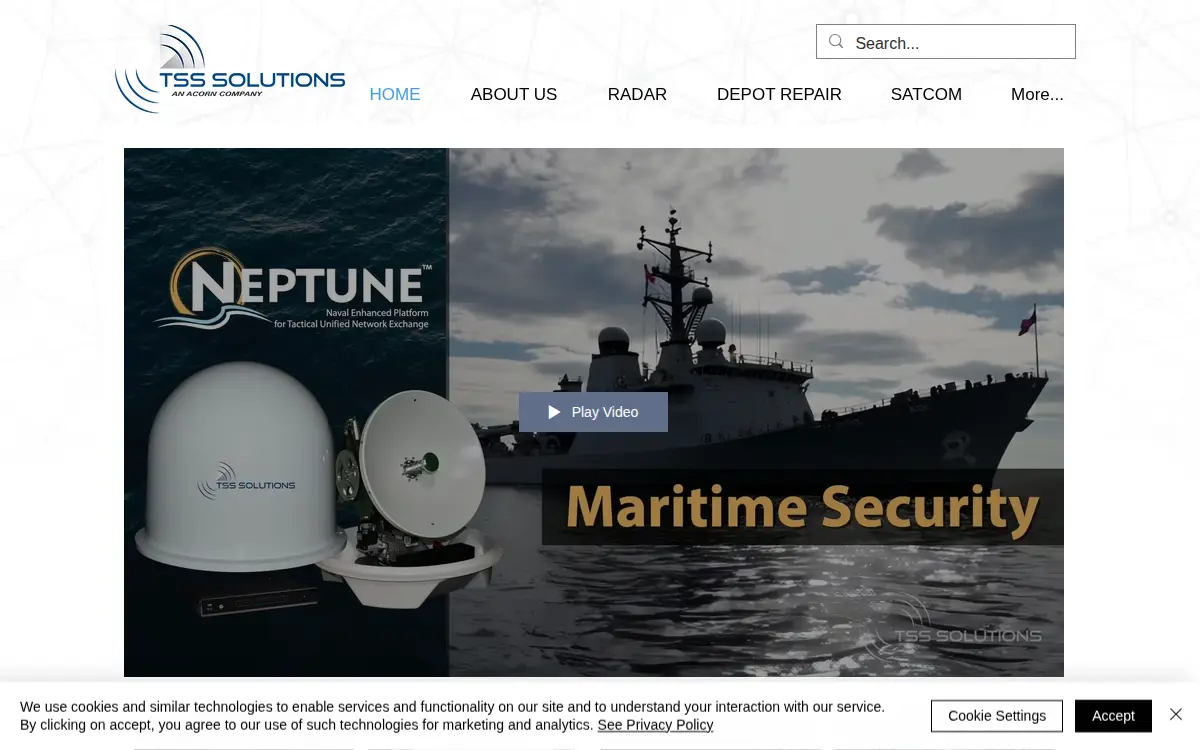 Homepage of Telecommunication Support Services, INC.