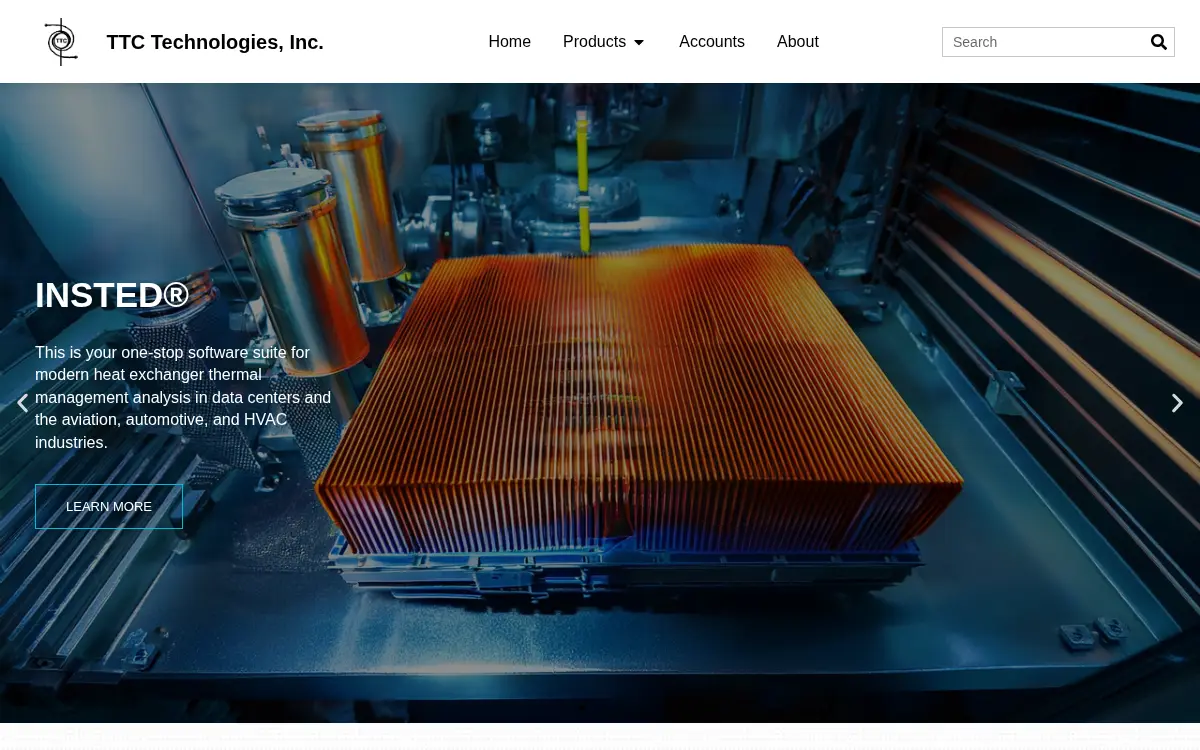 Homepage of Ttc Technologies, INC.