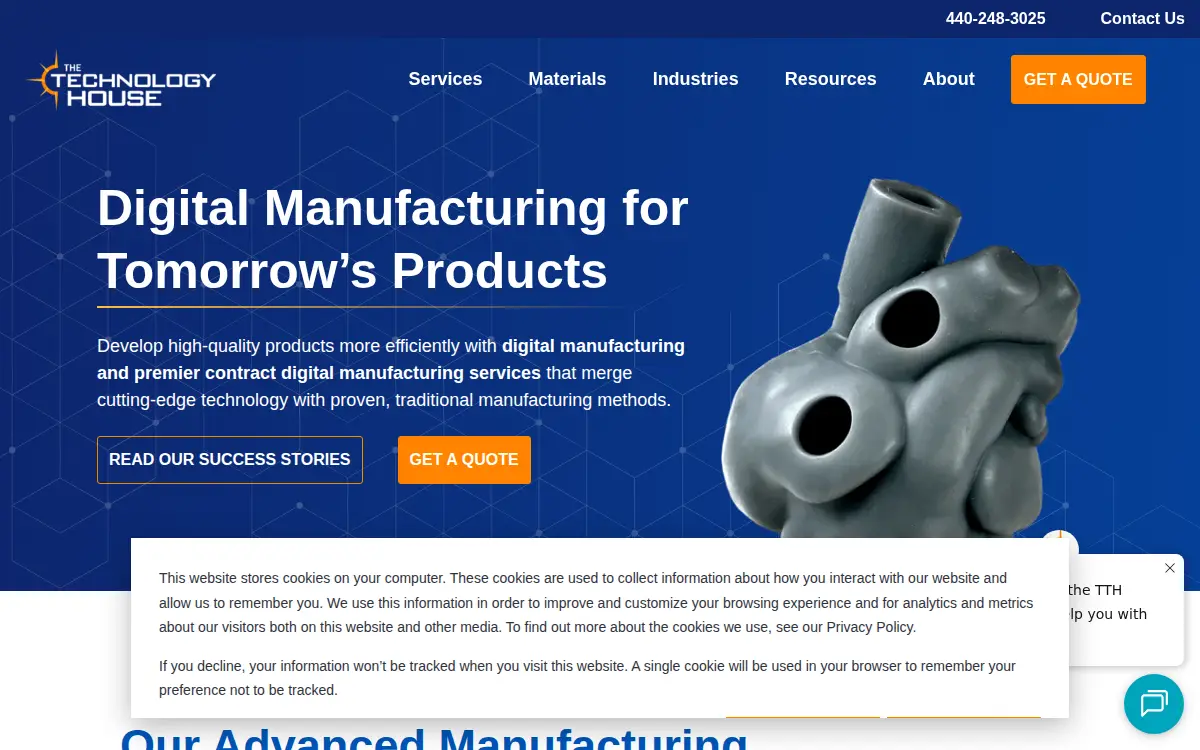 Homepage of The Technology House, LTD