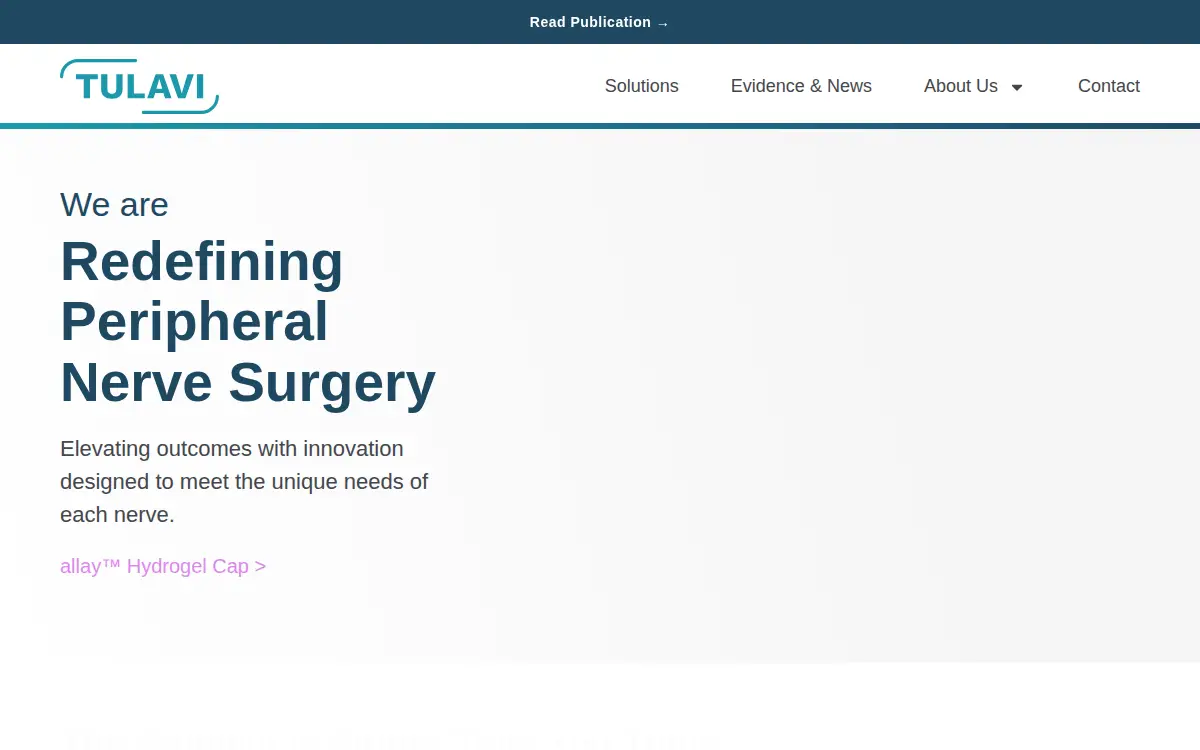 Homepage of Tulavi Therapeutics, INC.