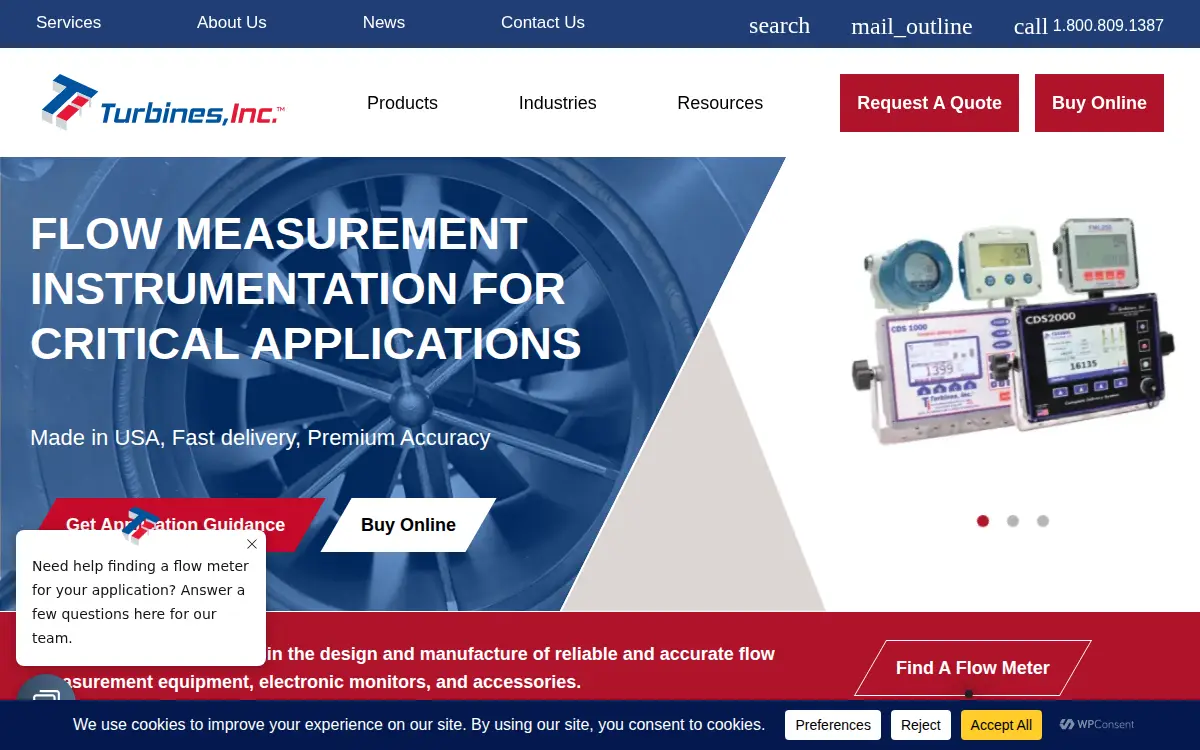 Homepage of Turbines INC