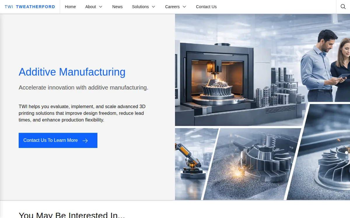Homepage of Tweatherford INC