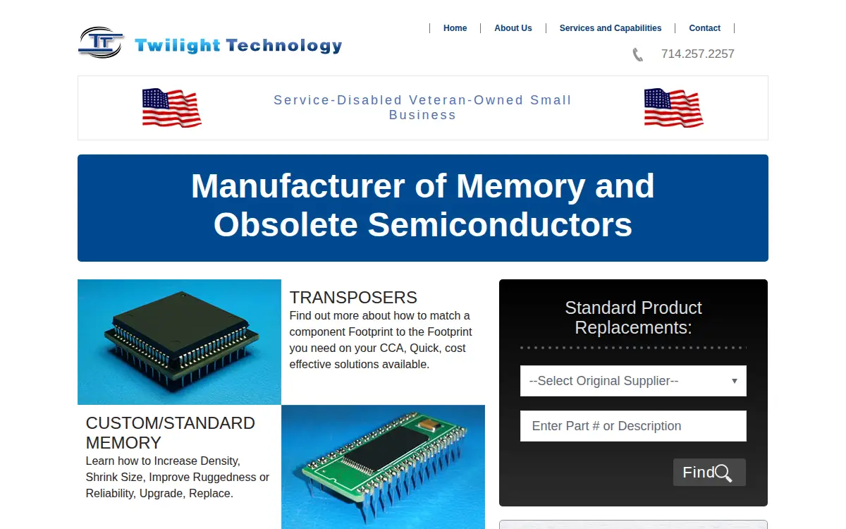 Homepage of Twilight Technology INC