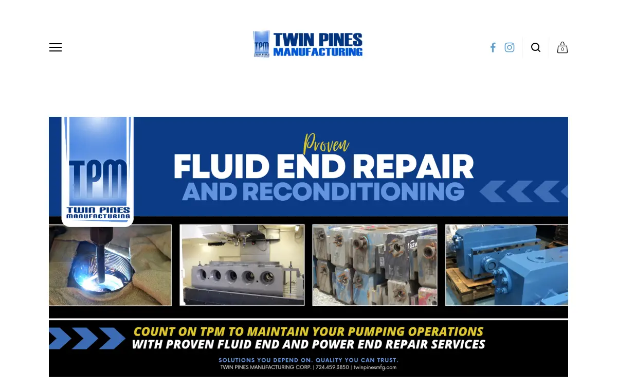 Homepage of Twin Pines Manufacturing Corporation
