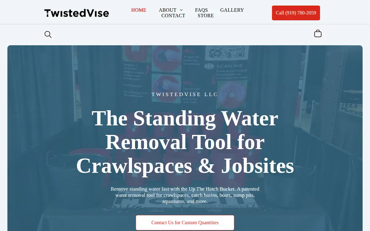 Homepage of Twistedvise LLC