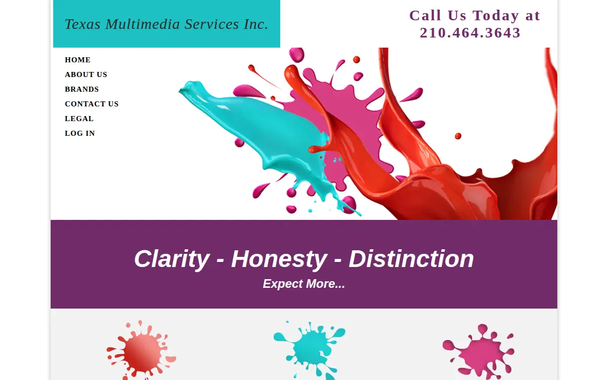 Homepage of Texas Multimedia Services INC